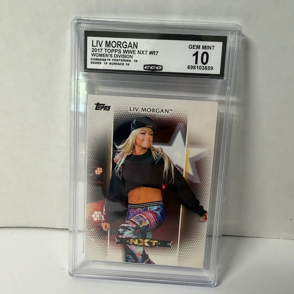 Topps NXT Liv Morgan Trading Card - Black, Gold, White